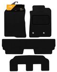 FSW - Tailored Mats - Fits TOYOTA Corolla 2004-2009 VERSO - Black Carpet - Anti Slip Mat - Non Slip Car Floor Mat, Fitted With Clips & Granulated Backing - 4 X Pc Floor Mat Only