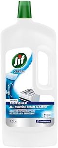 Jif Professional Original Cream Cleanser 1.5L – Multi-Purpose Surface Cleaner with Natural Micro Crystals – Plant-Based, Streak-Free, Kitchen & Bathroom Use
