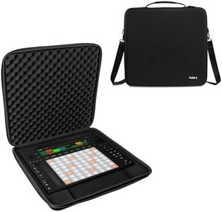 Jeachan Hard Shell Case for Ableton Push 3 Audio Controller - EVA Protection, Fleece Lining & Crossbody Strap to Prevent Damage