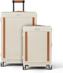Kings Loot 2-Piece Hardshell Luggage Set, Spinner Suitcases, Sahara Cream