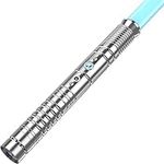 Lightsaber for Kids, Metal Hilt RGB 12 Color 3 Sound Mode Changeable Light Saber for Kids Teen 1 Pack (Silver)