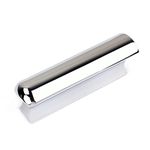 Ogdni Guitar Slide Bar,Stainless Steel Guitar Slide Tone Bar for Dobro, Lap Steel Guitar, Hawaiian Guitar, Electric Guitar Accessories Silver