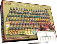 The Army Painter, Speedpaint 2.0 Complete Set Combo, 90 x 18 ml Acrylic Contrast Model Paint, 4 Brushes & 1 Paint Palette For Miniature Painting, Dnd & Warhammer