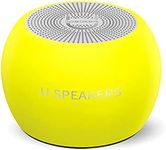 Fashionit U Boost Speaker | Glow in Dark | Stylish Small Portable Wireless Bluetooth 5.0 | Built-in Mic & Remote Shutter | Perfect Speaker for Parties, Travel! Rich Sound & Big Bass | Glow Yellow