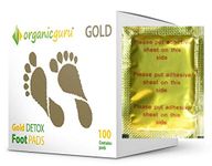 OrganicGuru GOLD Detox Foot Pads - 100 Patches = 50 Day Supply 100% Pure & Natural Ingredients