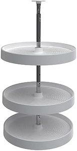 Rev-A-Shelf Polymer Full Circle 3-Shelf Lazy Susan for 34" H Corner Base Cabinets