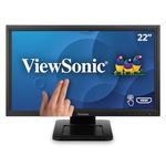 ViewSonic TD2211 22" 1080P Resistive Single Point Touchscreen Monitor with VGA, HDMI, DVI and USB Hub