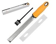 DS. DISTINCTIVE STYLE Grater Lemon Zester Handheld Stainless Steel Hand Grater for Food Ginger Grater for Kitchen Micro Zesting Tool for Garlic, Coconut, Nutmeg, Chocolate, etc.