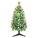 BTU 3FT Christmas Tree Green Artificial Mini Christmas Tree Small Xmas Tree Decoration Easy Assembly for Indoor and Outdoor