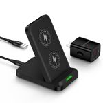 for Google Pixel 10 Pro XL, Wireless Charger Stand Station for Google Pixel 10, 10 Pro, 10 Pro Fold, 9, 9 Pro, 9 Pro XL, 8, 8 Pro, 7, 7 Pro, 6, 6 Pro, Wire Less Fast Charging Dock Pad