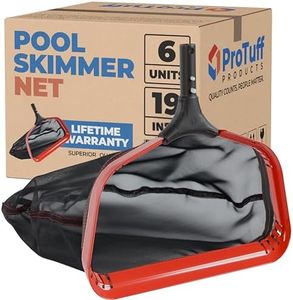 12 Pack Case ProTuff Pool Net for Cleaning - Unlimited Free Replacements - Pro Grade is 3X Faster for Leaf, Small and Large Debris Cleaning 19.5"