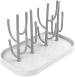 Zuvo Baby Bottle Drying Rack with Detachable Brackets, Grey, One Size