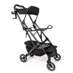 One for Pets Pet Stroller for Small and Medium Size Dogs and Cats, 3-in-1 Luxury Pet Carrier, Booster Seat, and Stroller, No Assembly Required, Included, Black (Chickadee-Stroller)