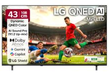 LG 164 cms (65 inches) QNED82 AI Series 4K Ultra HD Smart webOS IPS QNED Mini LED TV 65QNED82BLA