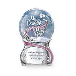 "My Daughter, I Wish You" Musical Glitter Snowglobe By The Bradford Exchange