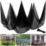 Unves Mosquito Netting, 39 x 10 Ft Mosquito Net for Patio Insect Bird Netting for Garden Protection, Garden Mesh Netting Protect Vegetables Fruits from Birds Bugs