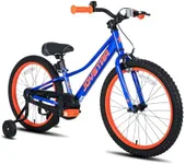 JOYSTAR 20 Inch Kids Bike with Training Wheels for 7 8 9 10 Years Old Boys 20" BMX Style Mountain Bicycles Cycle for Early Rider MTB Children Pedal Bike Blue