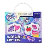 My Little Pony 4-in-1 Educational Flash Cards Set, PreK Learning Materials, Numbers, First Words, Colors/Shapes, and Alphabet Flash Cards