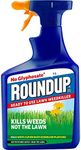 Roundup Ready to Use Lawn Weedkiller, Glyphosate Free, 1 Litre Spray, Blue