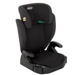 Graco Junior Maxi i-Size R129 Highback Booster car seat with cupholders, Suitable from 100-150cm (approx. 3.5 to 12 years), Midnight fashion