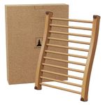 Northwood Sauna Backrest - Handmade from Canadian Red Cedar Wood - Comfortable S-Shape with Anti-Slip Pads