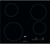 AEG 3000 Series Induction Hob 60cm, 4 Cooking Zones, IBX64200CB, Precise Touch Control, Fast Heat & Booster Function, Key Lock Safety, Built-In Electric Induction Cooktop, 560×490×480 mm, Black Glass