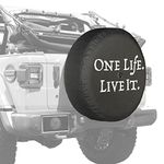 Boomerang - 32" Soft JL Tire Cover for Jeep Wrangler JL (with Back-up Camera) - Sport & Sahara (2018-2020) - One Life Live It