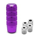 Amazing AUTO (Purple) Stick Racing JDM Manual Gear Shift Knobs for Fit Compatible with Mazda Tacoma STi Nismo 2004 Honda Accord Subaru Focus ST Miata Toyota Adapters Included