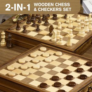 Peradix Magnetic Wooden Chess Set – Portable Board Game