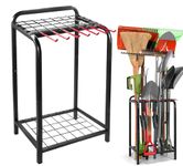 Trieez Heavy Duty Garden Tool Storage, Garden Tool Organizer - Sturdy Garden Yard Tool Rack for Garage Organization and Storage, Shed, Yard Tool Holder, Garage Tool Organizer Rack