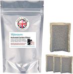 8 x Activated Carbon Filters for Water Distillers by Water Pure (UK Made Organic Carbon)