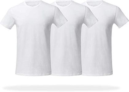 Pair of Thieves Men's 3 Pack Super Soft Crew Neck T-Shirt White