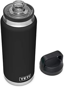 YETI Rambler 36 oz Bottle, Vacuum Insulated, Stainless Steel with Chug Cap, Black