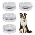 JTMKYO 4 Dog Scent Tins, Puppy Scent Training Box, Aluminum Scent Tins, Scent Training Tools, Agility Training Equipment For Puppy Scent Training.