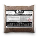 Elixir Gardens Seasonal Lawn Fertilisers for Turf & Grass | Spring & Summer 12-3-9 Bag | Granular Feed with added Iron & Magnesium | Treats 100 Sq. Meters