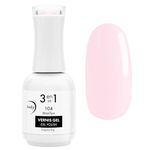 Looky 3-in-1 Gel Nail Polish #104 Marilyn, Combined Base, Color, Top Coat, Salon Quality Manicure at Home DIY, Easy Application Nail Lacquer Enamel, Quick UV LED Curing, Long Lasting Color, Pinks, 15ml (0.5fl oz)