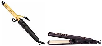 VEGA Keratin Glow Hair Straightener With Keratin-Infused Floating Plates (VHSH-20) & VEGA Ease Curl 19 mm Barrel Hair Curler With Ceramic Coated Plates, (VHCH-01)