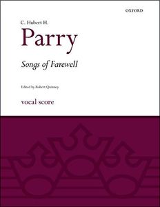 Songs of Farewell: Vocal score