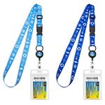 Cruise Lanyard, Adjustable Lanyard with Retractable Reel, Waterproof ID Badge Holder for Disney & All Cruises Ships Key Cards.