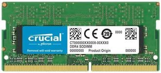 Crucial CT16G4SFD824A 16GB (1x16GB) DDR4 SODIMM 2400MHz CL17 Single Stick Notebook Laptop Memory RAM, Green