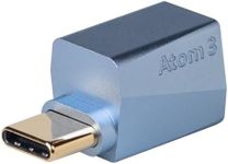 Audirect ATOM3 Decoder Headphone Amplifier,ESSS9280 AC PRO Chip,High-Performance DAC Portable Mobile Phone Decoder DAC Headphone Amplifier PCM768/SD512,Suitable for Smartphones