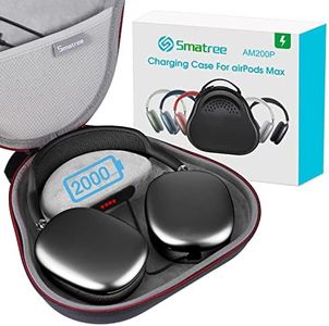 Smatree Airpods Max Charging Dock for Airpods Max, 2000 mAh Battery Charging Case Airpods Max Case,Airpods Max Charging Station, Airpods Max Travel Charging Portable Bag