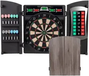 Arachnid Cricket Maxx 4.0 Electronic Dartboard Set, Black