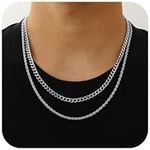 Lydow Layered Silver Chain Necklace