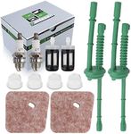 partszen Air Filter Primer Bulb Fuel Line Tune Up Kit for STIHL FS38 FS45 FS46 FS55 KM55 HL45 MM55 FS100 FS110 FS130 String Trimmer Weed Eater