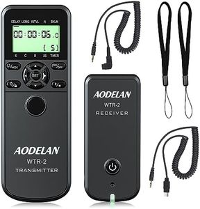 AODELAN Camera Remote Control - Wireless Shutter Release with Cords, Timer Controller for Sony a7riii a7rii a9 a200 a560 a700 a850 a900 a77 a99 A7 A7 II A7R, Replace RM-L1AM and RM-SPR1