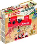 PLAYmake 4 in 1 Child-Safe Wood Workshop | World’s Only Kid-Friendly Working Jigsaw | Cuts Through Soft Wood with No Risk of Injury | Secure Base to Any Building Plate