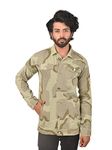 KLIZEN Men's Slim Fit Military Camouflage Jacket (XL)