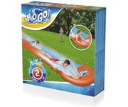 Double Water Slide - Inflatable Double Water Garden Slide Game with Built in Water Sprinklers - Bestway Pool - Slip and Slide Water Slide - Summer Outdoor Water Slide