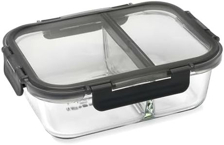 Pyrex Meal Prep Divided Glass Storage, 980 ml Capacity